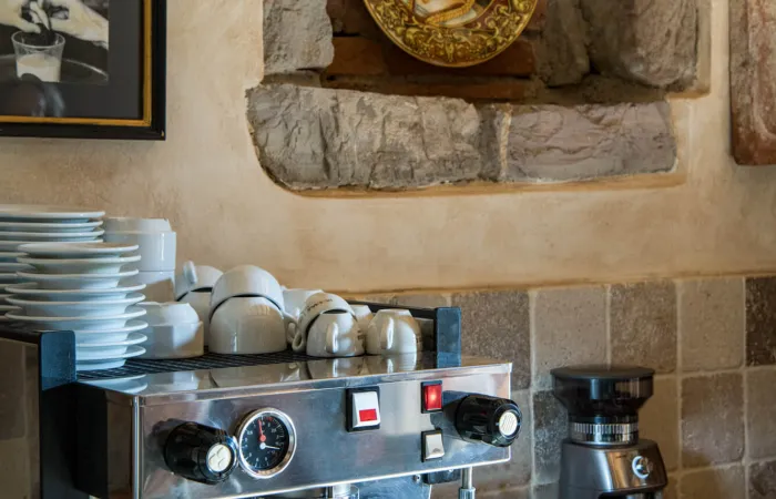 La Marzocco machine for world-class morning coffee.