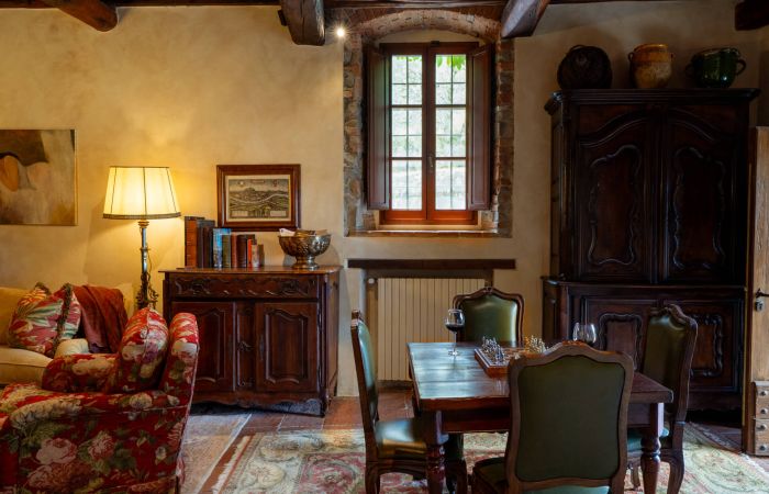 The library’s cozy game corner.